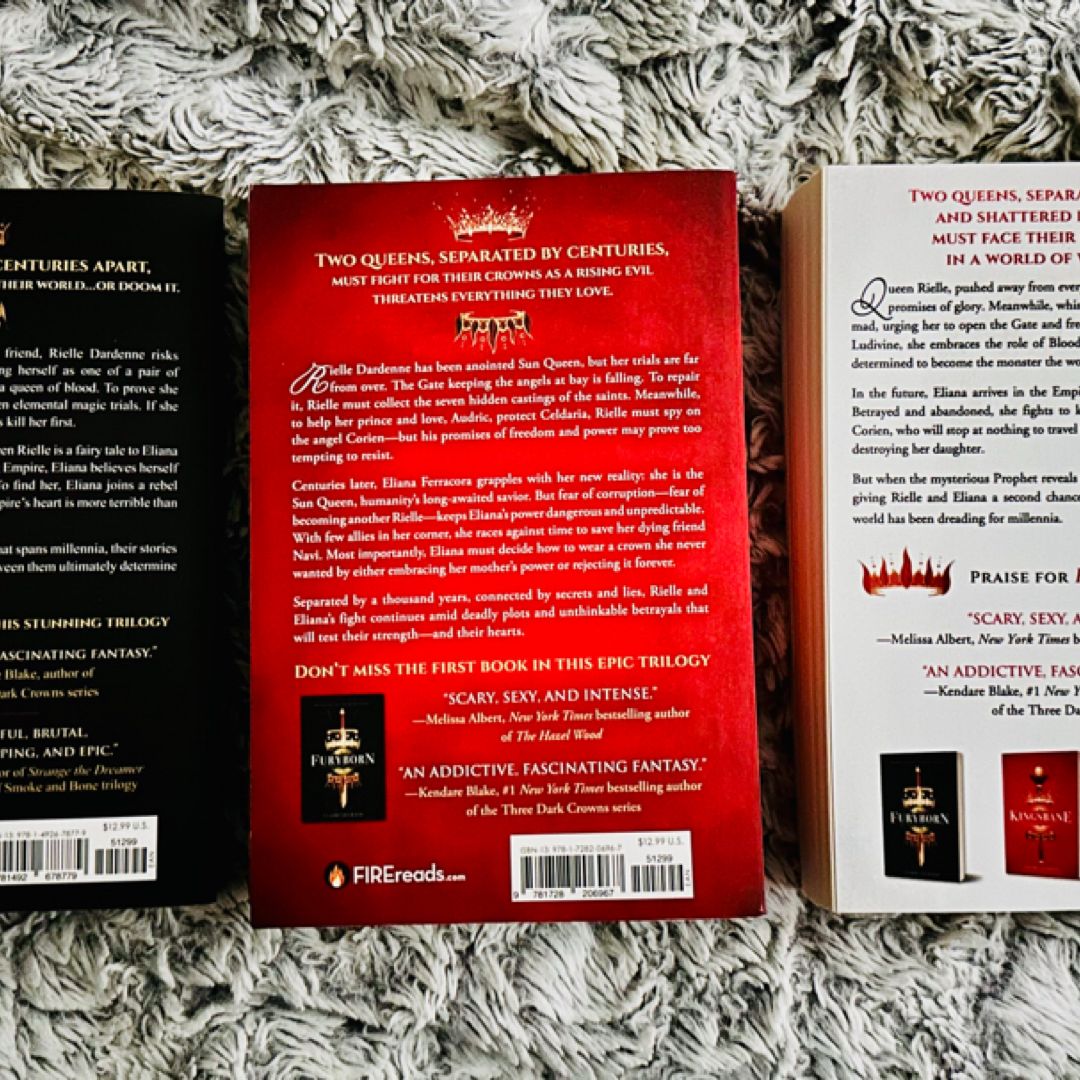 Furyborn, Lightbringer, Kingsbane (All 3 books) by Claire Legrand ...