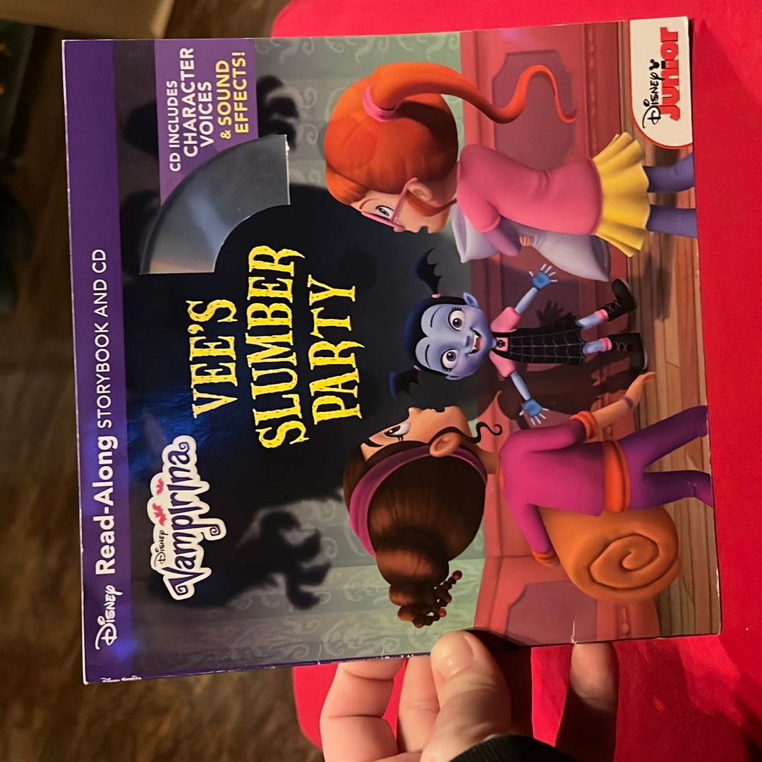 Vampirina Read-Along Book and CD Vee's Slumber Party by Disney