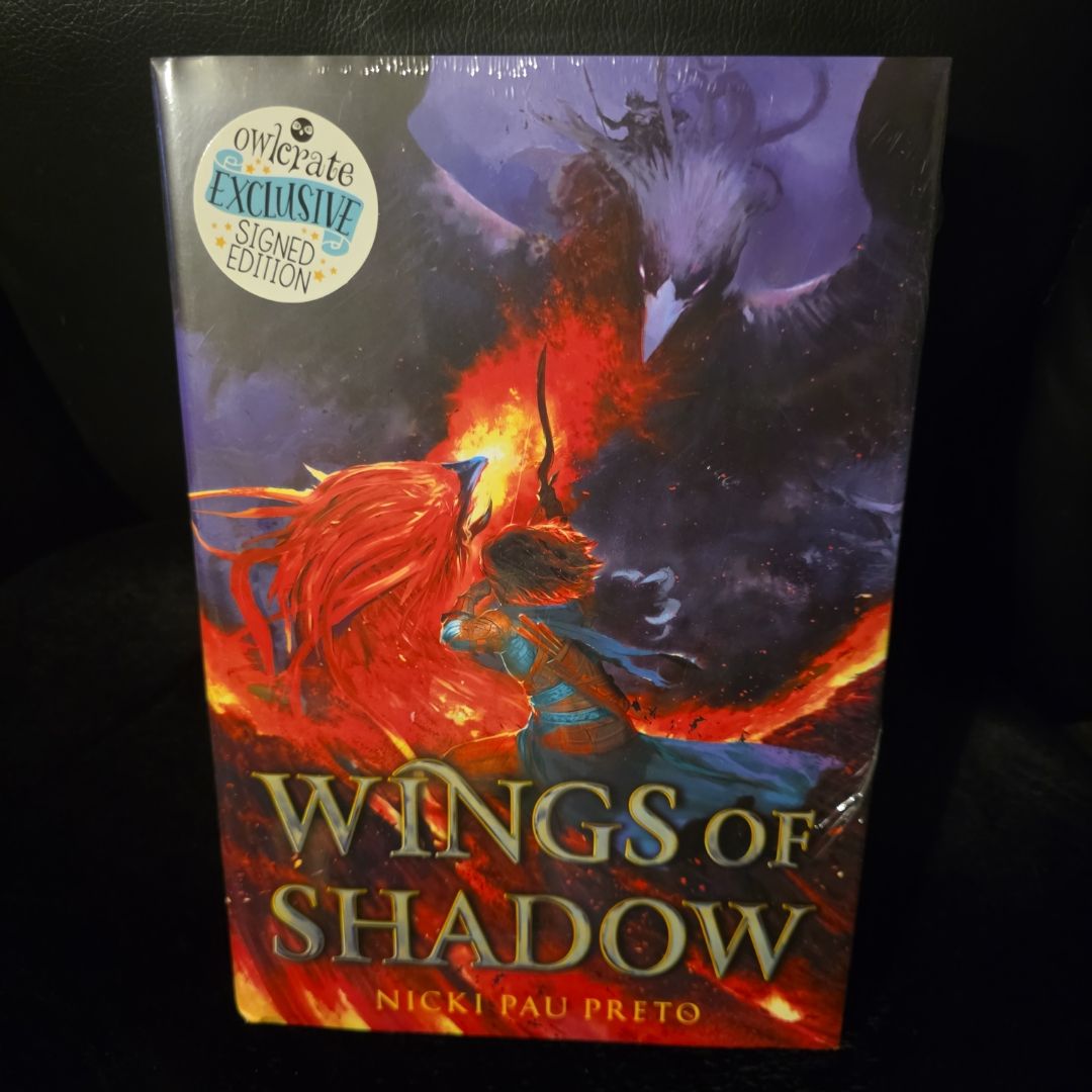 Wings of Shadow - Signed - Sprayed Edges 