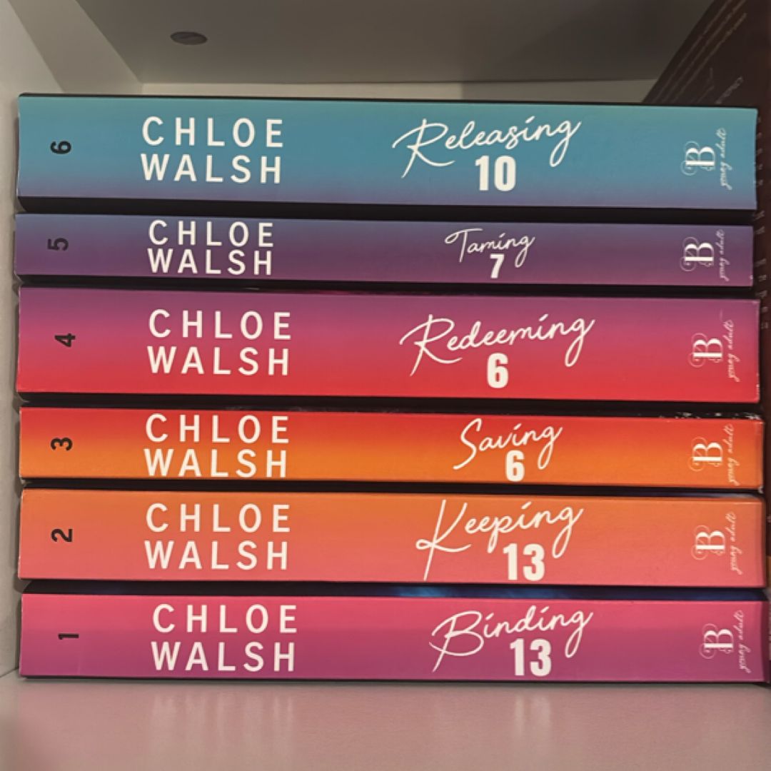 OOP Boys of Tommen Series Ombré Edition: Binding 13, Keeping 13, Saving 6, Redeeming 6, Taming 7, Releasing 10 - OOP