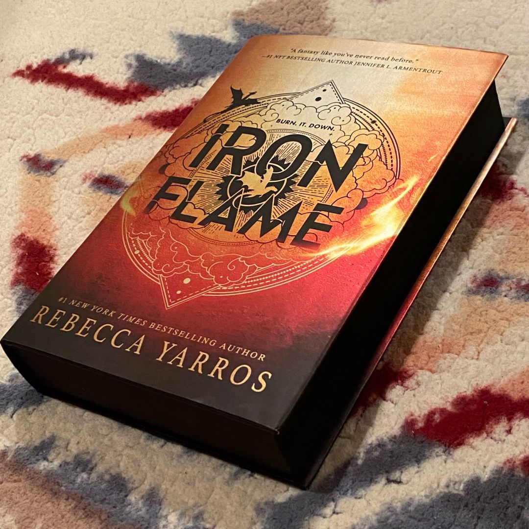 Iron Flame First Edition *MISPRINT* Sprayed Edges 