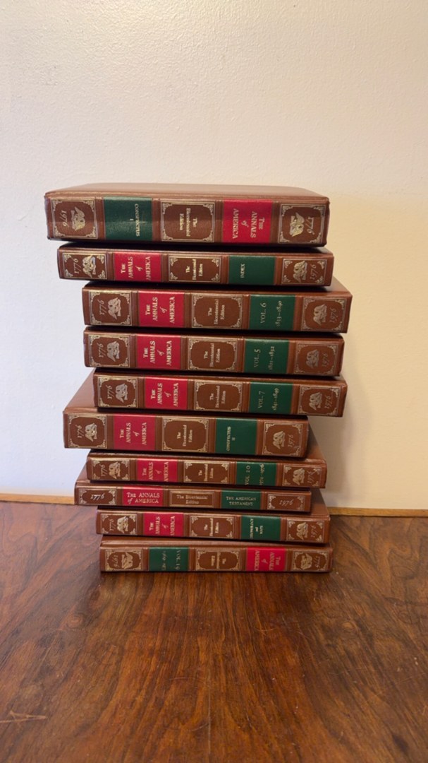 The Annals of America  1976 Bicentennisl book bundle