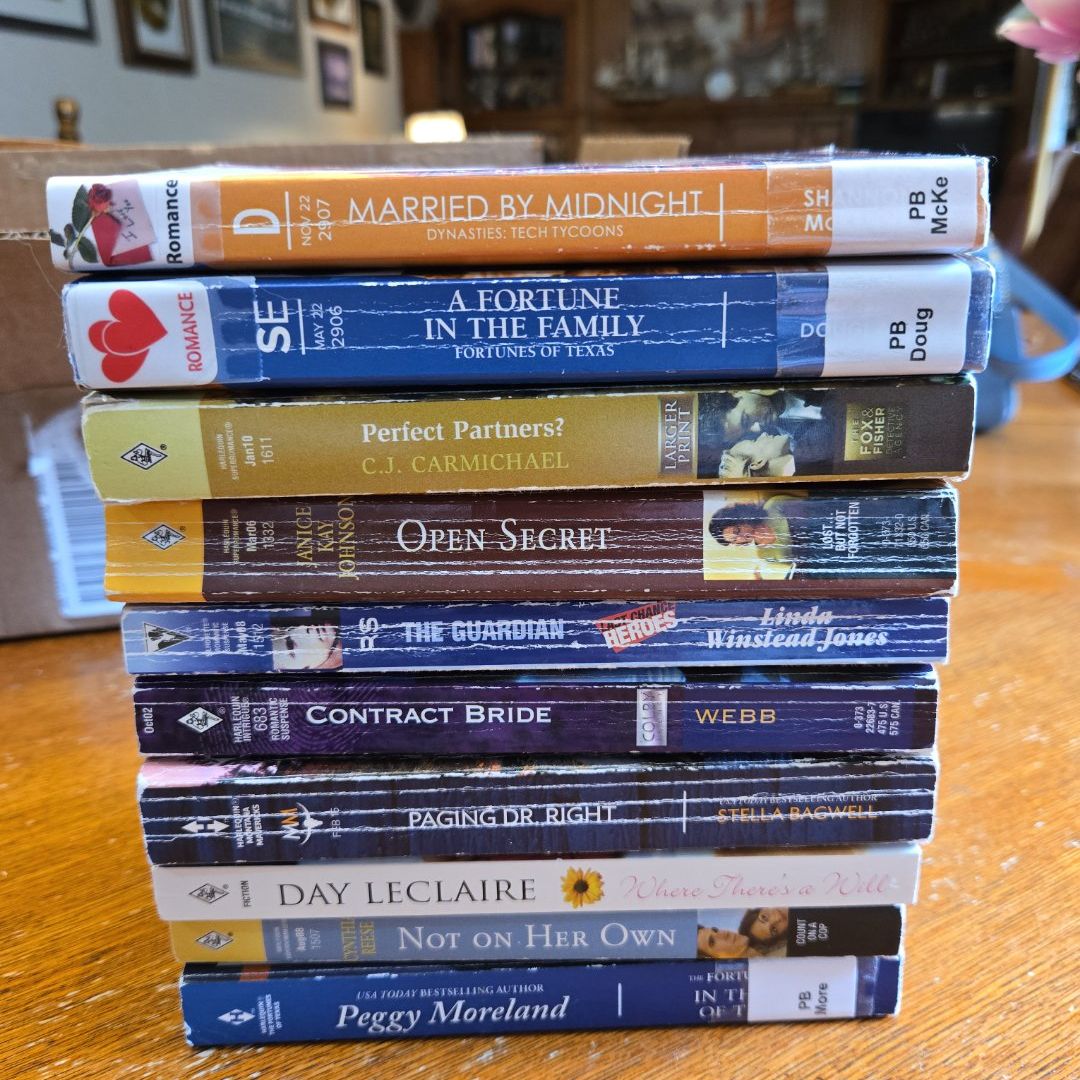 Harlequin lot of 10 Romance and Intrigue,  bundle
