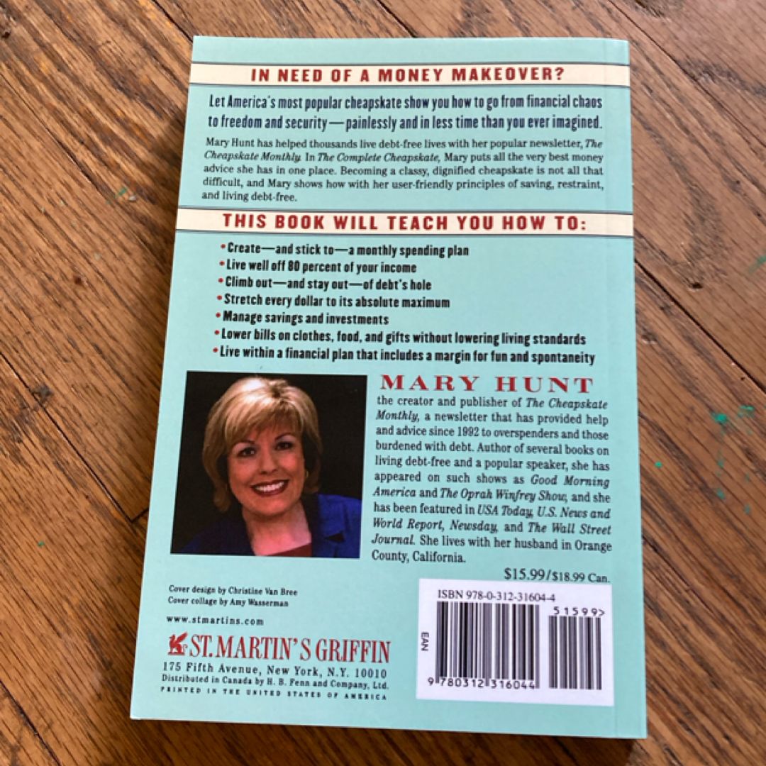 The Complete Cheapskate by Mary Hunt, Paperback | Pangobooks