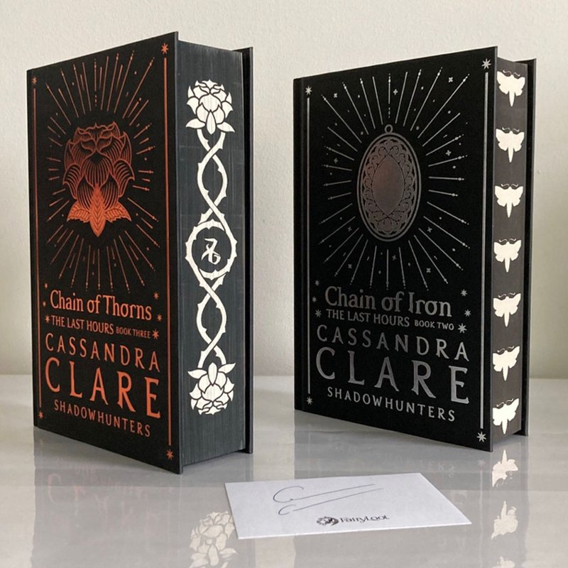 Chain of Thorns & Chain of Iron w/ SIGNED Bookplate Fairyloot Exclusive Editions