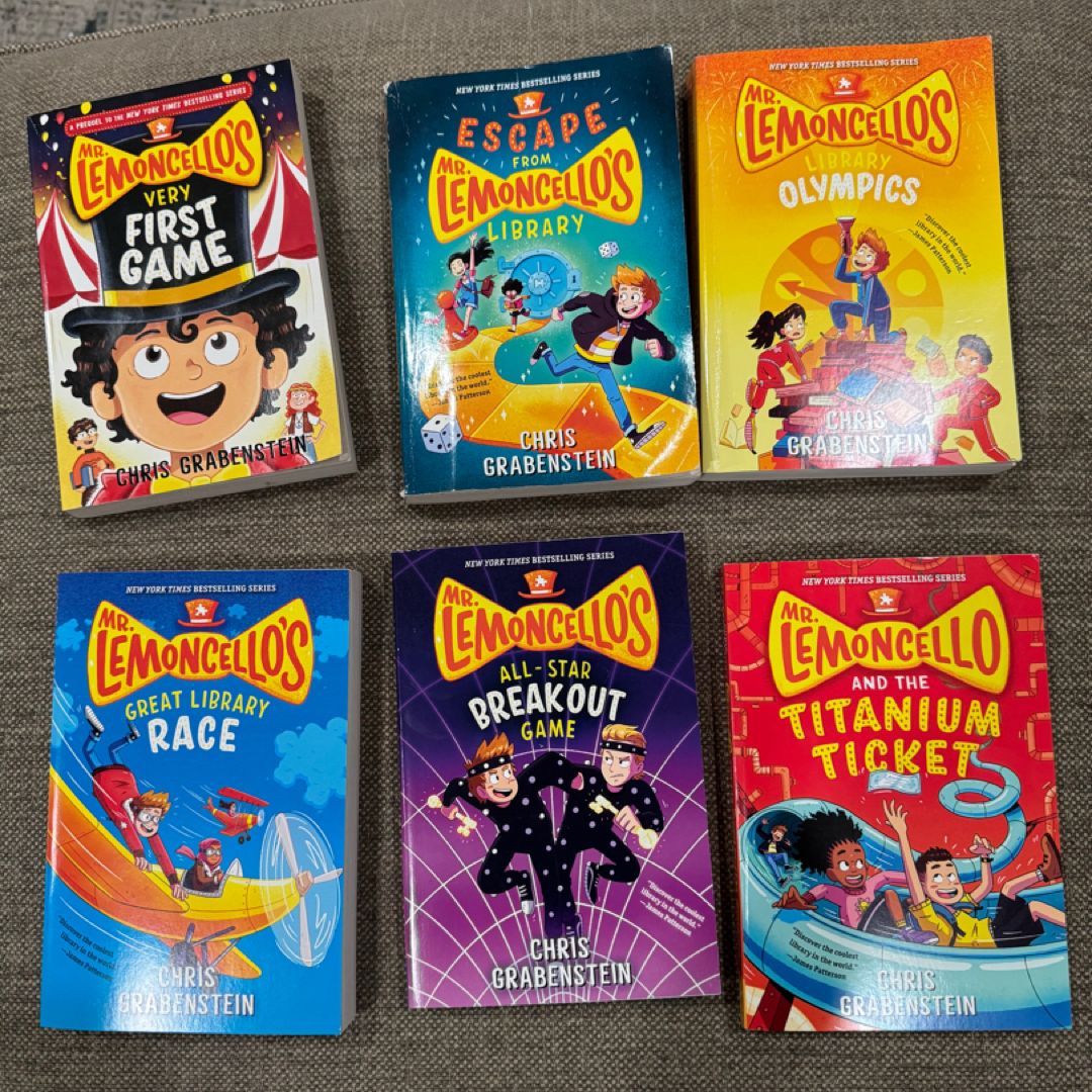 Mr. Lemoncello's Greatest Box Set on Earth: 6 Books!