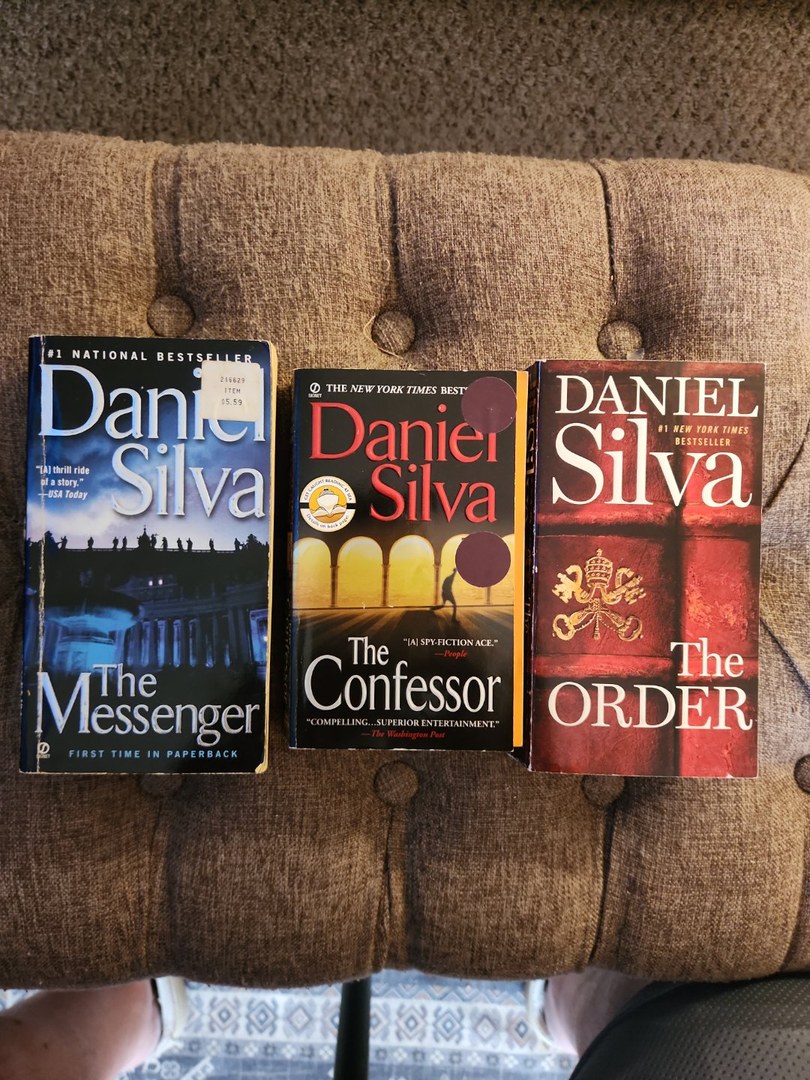 Daniel Silva Lot of 3 Crime Legal Thriller Paperback Books