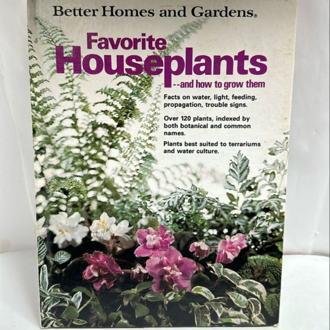 Better Homes and Gardens Favorite Houseplants