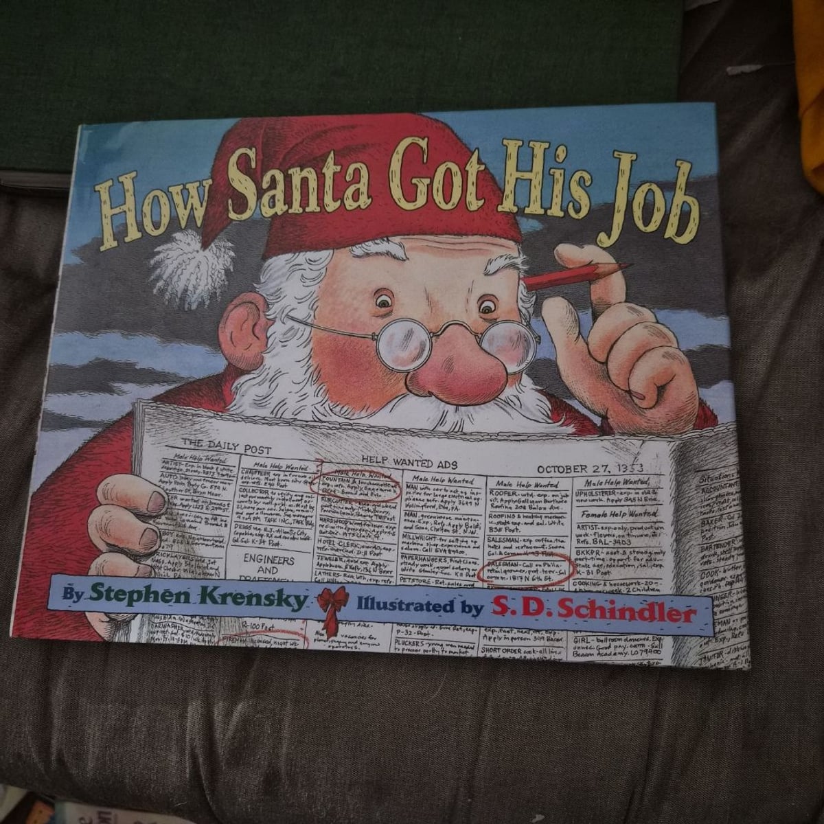 How Santa Got His Job by Stephen Krensky