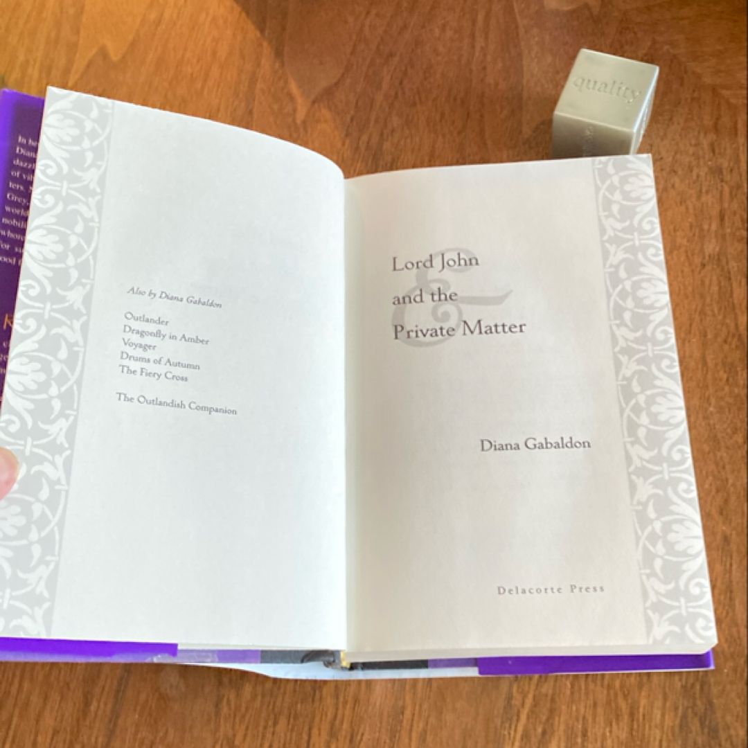 Lord John and the Private Matter