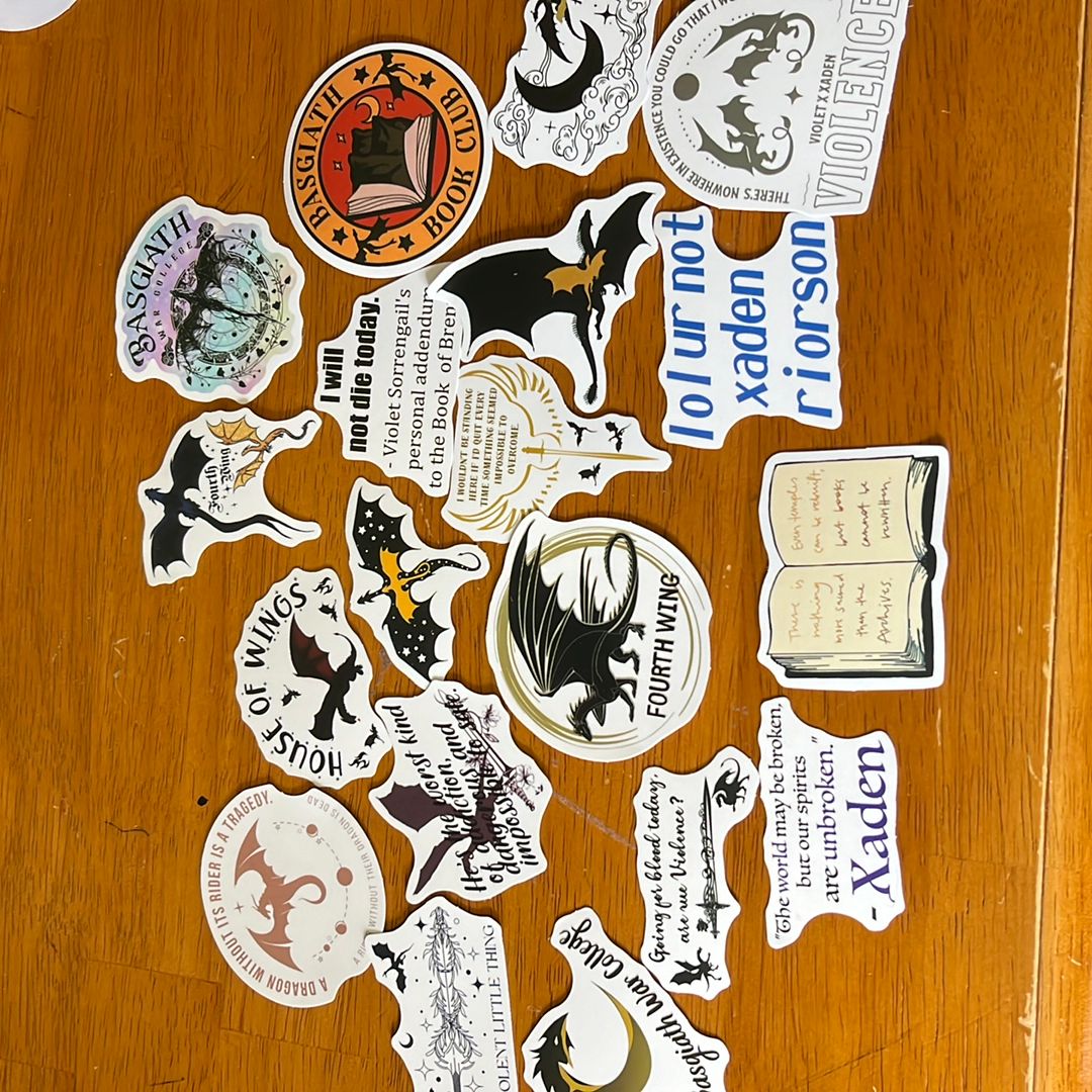 Fourth Wing Stickers 3