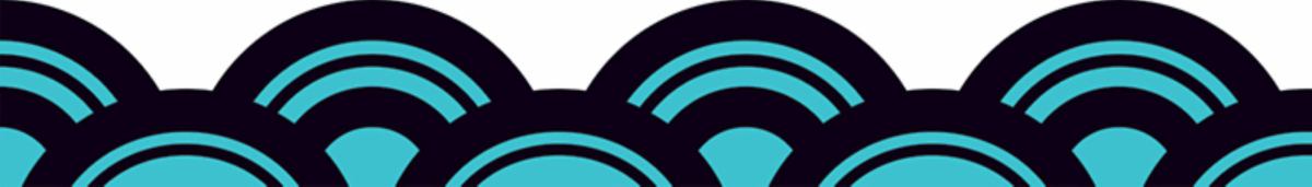 Trimmer: Aqua Oasis Blue Waves