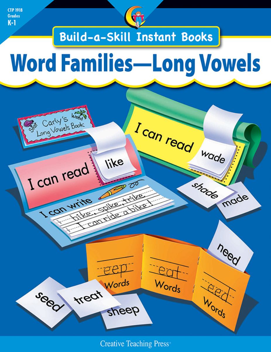 Build-a-Skill Instant Books Word Families-Long Vowels