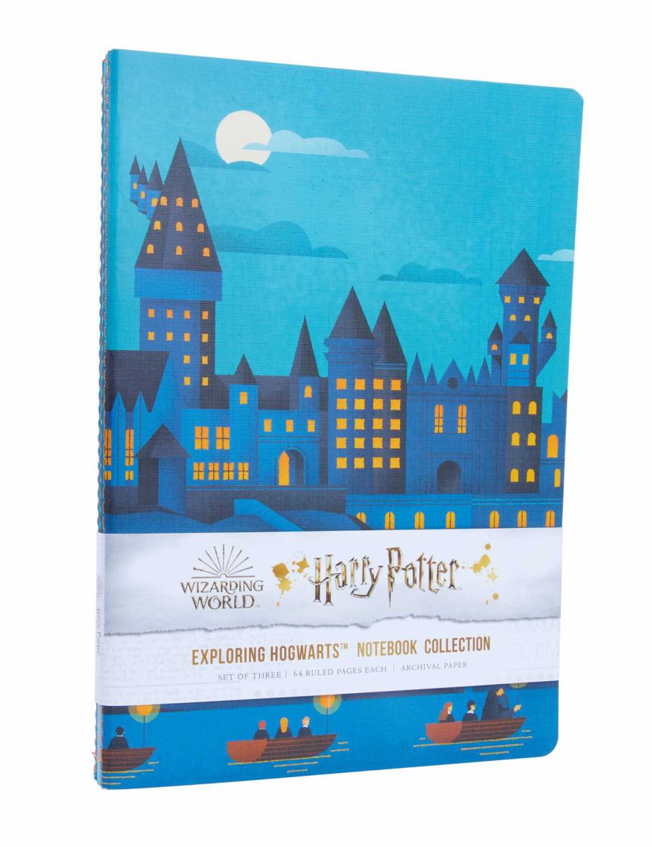 Harry Potter: Exploring Hogwarts Sewn Notebook Collection (Set Of 3)