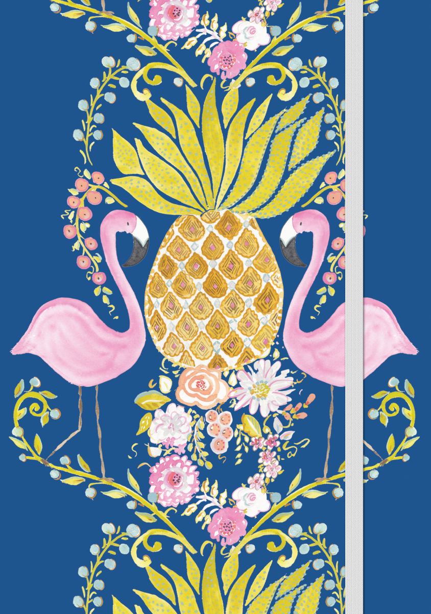 Flamingos and Pineapple Journal (Diary or Notebook)