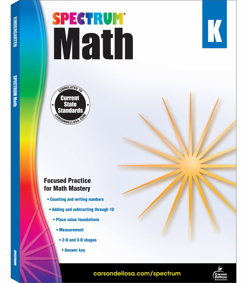 Spectrum Math, Grade K