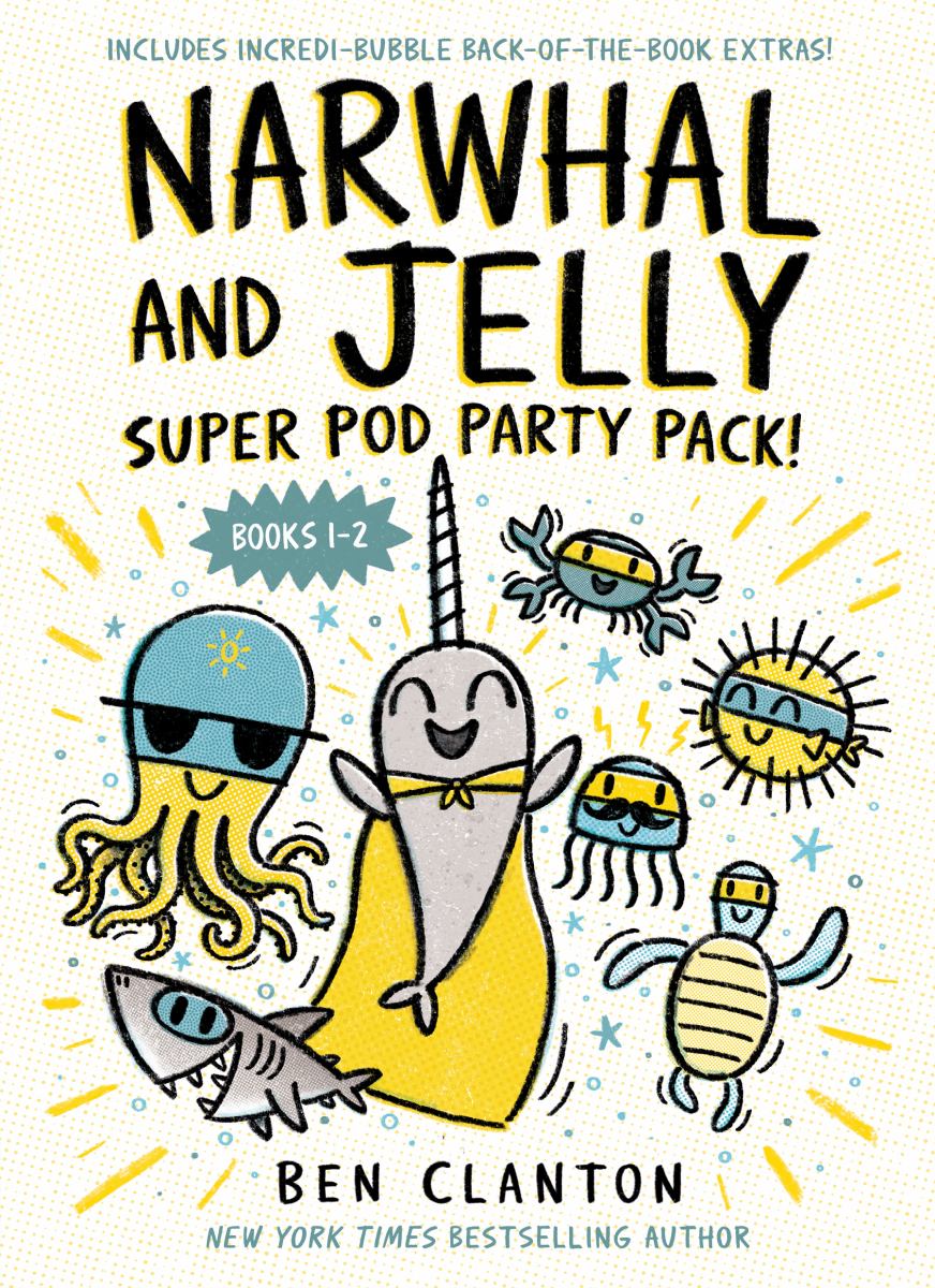 Narwhal and Jelly: Super Pod Party Pack! (Paperback Bind-Up Books 1 And 2)
