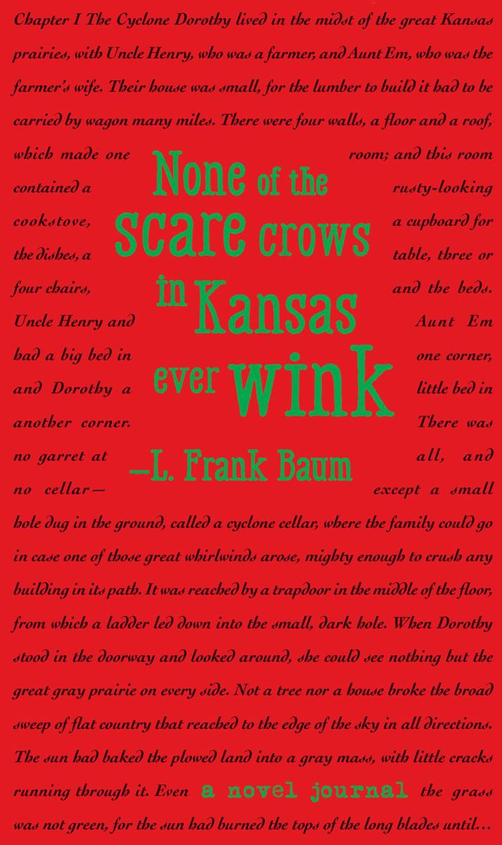 A Novel Journal: the Wizard of Oz (Compact)