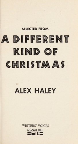 Selected from A Different Kind of Christmas