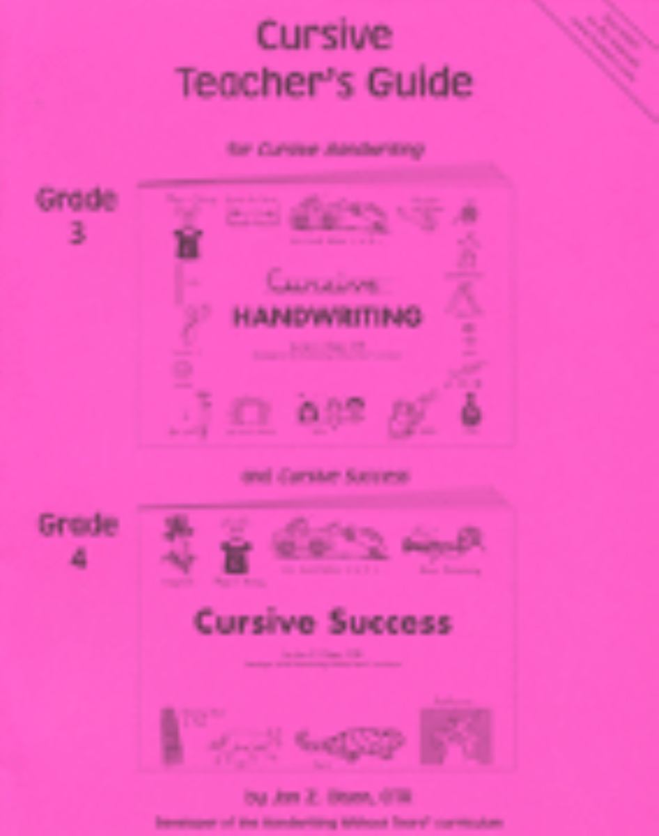 Cursive Teacher's Guide by Emily Knapton
